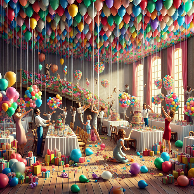 Cum să decorezi o petrecere cu baloane umplute cu heliu pentru a adăuga un plus de culoare și distracție