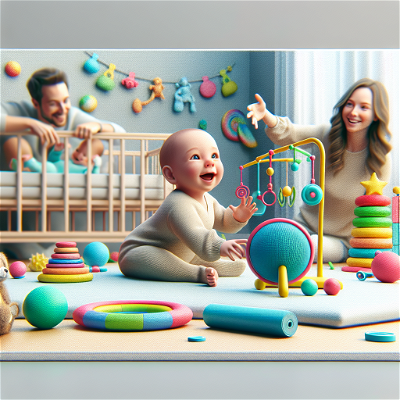 Dezvoltarea senzorială a bebelușului prin intermediul jucăriilor și activităților interactive