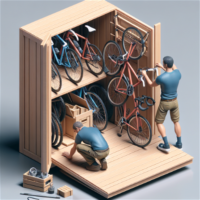 Cum să depozitezi corect o bicicletă în spații inguste