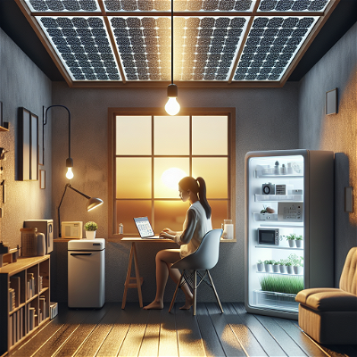 Beneficiile utilizării unui sistem fotovoltaic pentru alimentarea dispozitivelor electrice de dimensiuni reduse, precum laptop-uri, iluminat, mini-frigidere și aparate radio