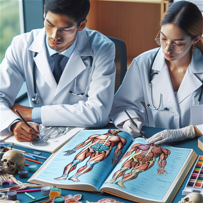 Importanța cunoașterii anatomiei umane în domeniul medical și în învățarea activă prin utilizarea atlaselor de anatomie pentru colorat