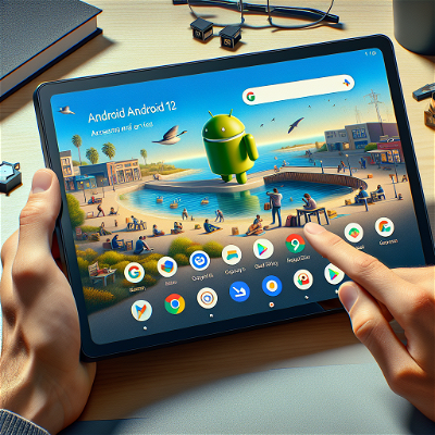 Utilizarea Android 12 completă pe tableta BRILLAR T16 pentru acces la serviciile Google și aplicațiile preferate