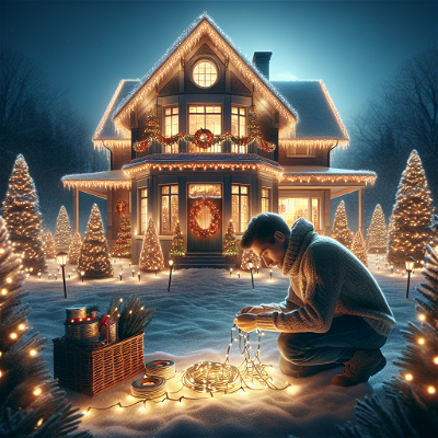 Cum să decorezi eficient casa pentru Crăciun folosind instalații de lumini exterioare și interioare