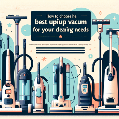 Cum să alegi cel mai potrivit aspirator vertical pentru nevoile tale de curățare