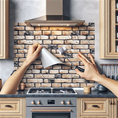 Cum să decorați peretele din bucătărie folosind imagini de fundal autoadezive