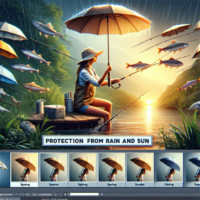 Cum să alegi o umbrelă de pescuit potrivită pentru protecție împotriva ploii și soarelui