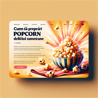 Cum să prepari popcorn delicios și sănătos acasă