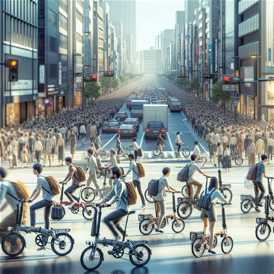 Beneficiile bicicletelor pliabile în orașele aglomerate