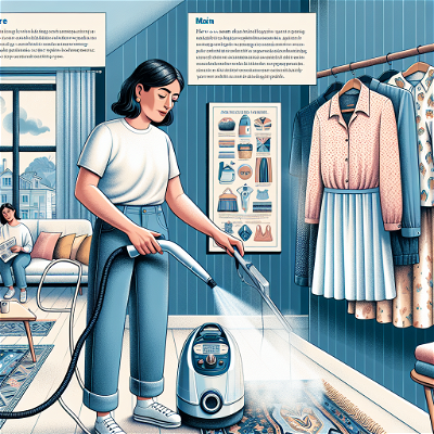 Cum să folosiți un aparat de curățat cu aburi pentru a igieniza hainele și textilele din jurul casei